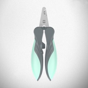 Pet dog nail clippers (Option: Green)