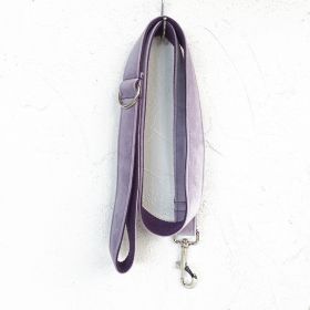 MUTTCO drawstring traction belt bow set (Option: Light purple Leash-S)
